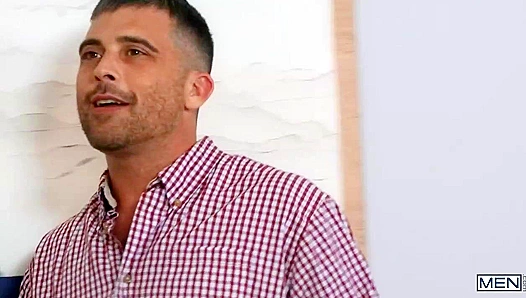 Jack Hunter Tempts Straight Michael Jackman — Dads Boyfriend Hooked on Cock