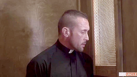 Felix ODaire Gags on Myles Landons Thick Cock in Sacred Sin — YesFather 18+