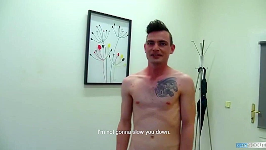 Slender Czech Boy Takes Hard Desk Poundin – DirtyScout 18+