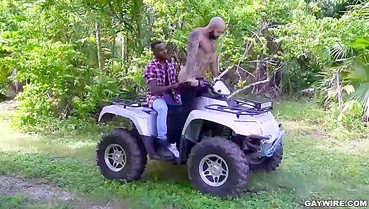 Phoenix Rides Atlas Raw on ATV – Hot Muscle Ass Adventure – GayXXX 18+