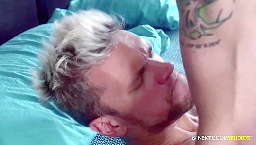 Steamy Three-Way with Princeton Adonis Andre – Hot Neighbor Gay Porn–GayPornNextDoor