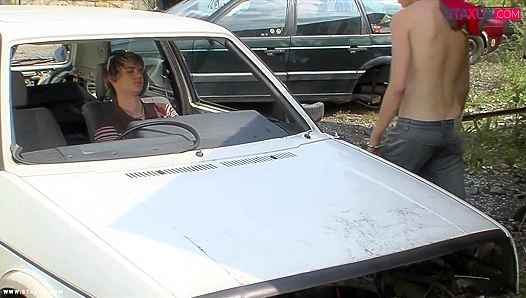 Untamed Lust Outdoors: Two Horny Guys Share Wild Bareback Sex – Gay XXX