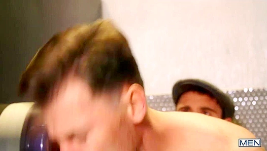 Michael Boston Gets Pinned by Igor Roman in Steamy Stall Session – GodsOfMen