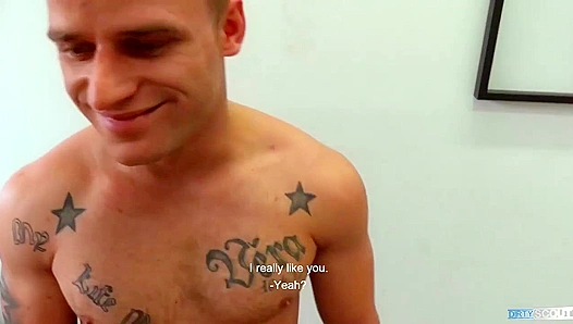 Rippling Tattoo Guy Gets Dominated With Raw Passion – DirtyScout Adventures