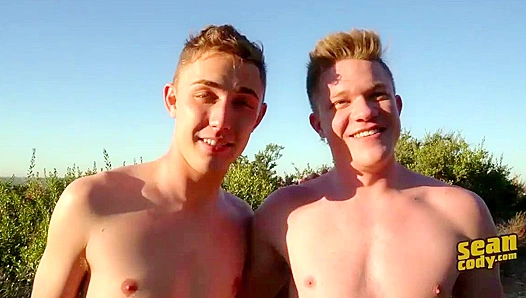 Young studs unleash raw passion in intense anal hookup – SeanCodyX