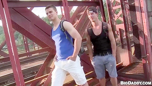 Mischievous European Twinks Crave Rough Outdoor Anal Adventure – Out In Public
