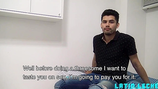 POV: Hot Argentine Stud Gags Hard, Moans Loud During Mind-Blowing Creampie – LatinLeche