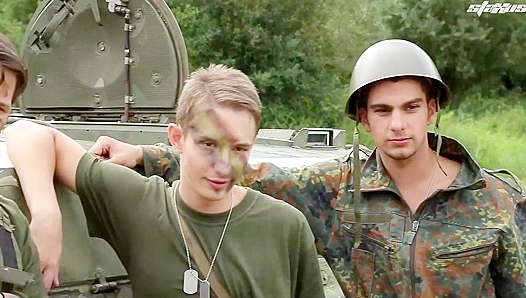 Warrior Heat: George Basten Marty Loves Fiery Clash of Desire – GayXXX