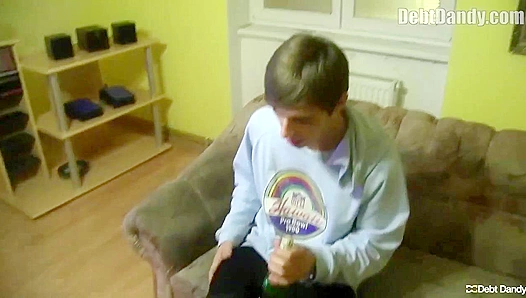 Twink Begs for Facial Reward After Settling Debt – DebtDandy 18+