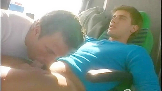 Jake Andrews, Tom Steele Steve Alden Go wild on a Bumpy Bus Ride – Falcon Studios