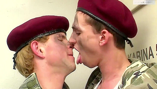 Hung Military Twinks Get Wet — Tony Rek Devoured by Horny Buddies – Staxus
