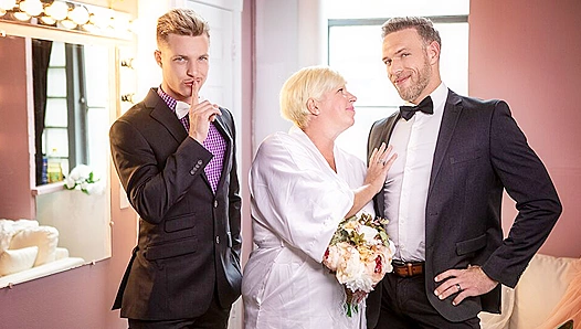 Wedding Night Heat: Alex Mecum Fuels Forbidden Lust With Benjamin Blue – GayXXX