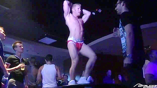 Johnny Vs Hot Strip Tease Tempts Scott Riley—Seductive Fire – GayXXXTube 18+