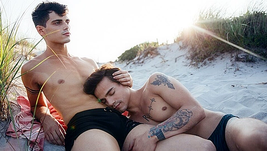 Sun-Drenched Submission: Levi Gets Pounded Hard on the Sandy Shore – CockyBoys 18+