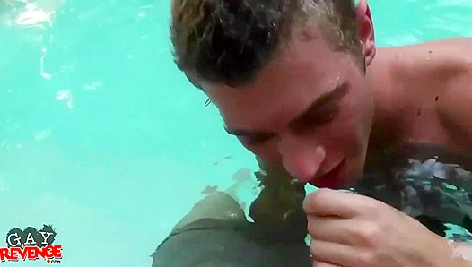 Poolside Heat: Alexander Greene Alex Adams Get Wet Wild – HotGuysFuck 18+