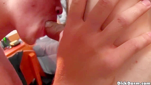Frat Night Heat: Derek Andrews Hot Game Leads to Blowjob Fun – DickDorm 18+