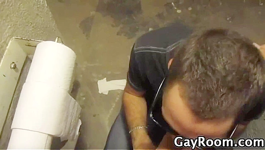 Marc Peron Moans While Deepthroating Dick in Public – GayRoom 18+