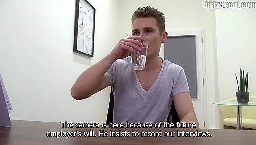 Twink Cums Hard Into Glass During Hot Audition Tape – DirtyScout