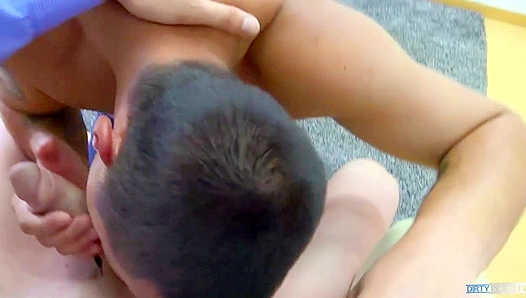Bareback Bliss: Young Scout Soaked in Cum After Steamy Gay Encounter – 18+