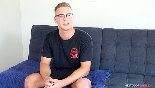 Justin Weston Wears Glasses Unloads Hard—NextDoors Wildest Scene