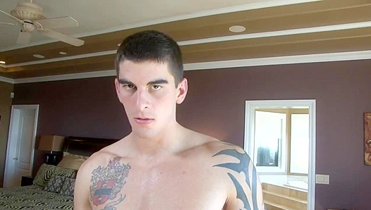 Tyler Torro Goes Wild Riding the FleshLight — Inked Muscle Action – NeighborGayPorn 18+