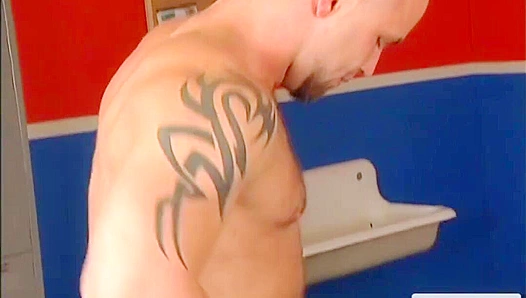 Locker Room Heat: Ty LeBeauf Kevin Armstrong Get Physical – HotHouse M2M