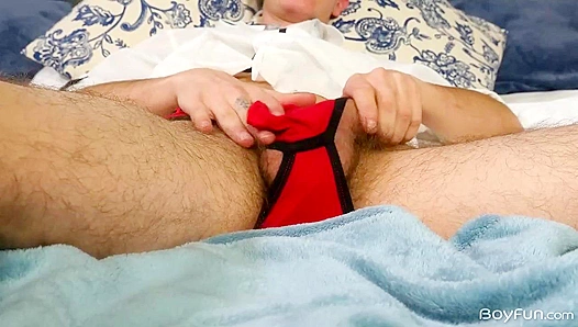 Ronan Keanes Hot Solo Ride – Moaning Through Every Stroke – BoyFun