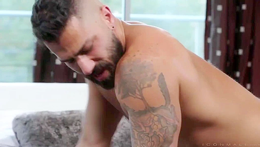 Adam Ramzi Jake Nicola Go Hard in Fiery Triple Bed Scene – Icon Male