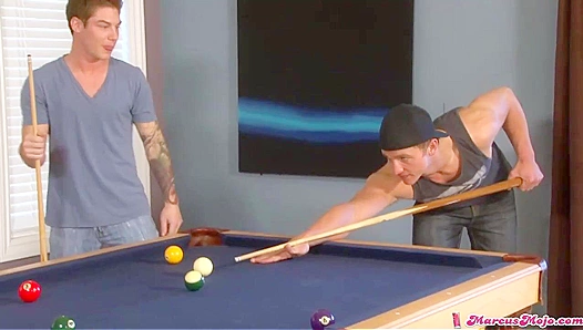 Marcus Mojo Dominates Vance Crawford in Steamy Poolside Action – 18+