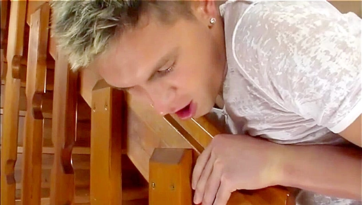 Hot Stairwell Encounter: Steamy Passion Between Tom Reed Luke Hill – GayXXX