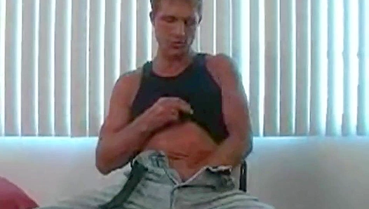 Ripped Troy Halston Cums Hard Across Floor in Hot Gay Workout Frenzy – 18+
