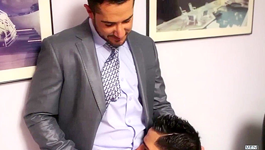 Hard Hot: Dean Monroe Rides Topher DiMaggios Thick Rod – Steamy Office Fuck 18+