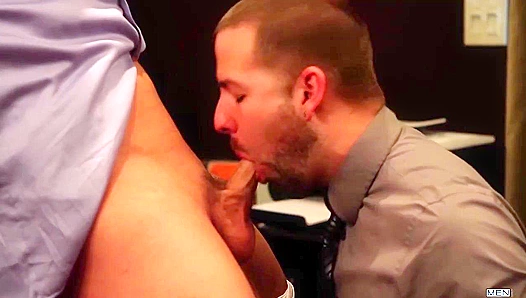 Moody Anal Heat: Preston Steel Brenden Cages Steamy Office Tryst – 18+