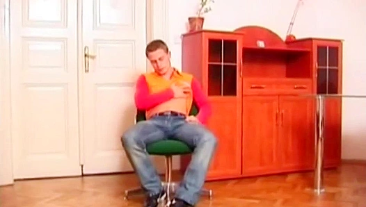 Karel Cerny Dominates Hard — Spreads Em Wide, JERKS OFF RAW – BoyzParty