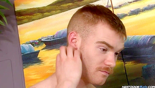 James Loses Control Jacking Off on All Fours – Neighbor Catches the Steamy Action – 18+