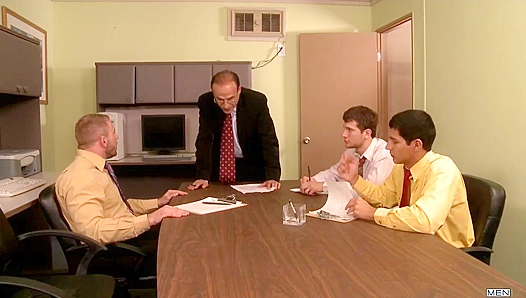 Shay Michaels Gets Pounded by Mitch Vaughn in Hot Office Sex Ride – GayPornX