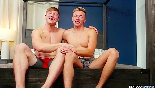 Neighboring Twinks Cant Resist: Carter Maksim Go Wild Together – GayTwinkAction 18+