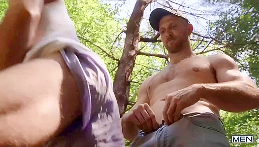 Paul Wagner Rides Olivier Robert Hard Outdoors — Intense Gay Sex in Nature – HardcoreHike