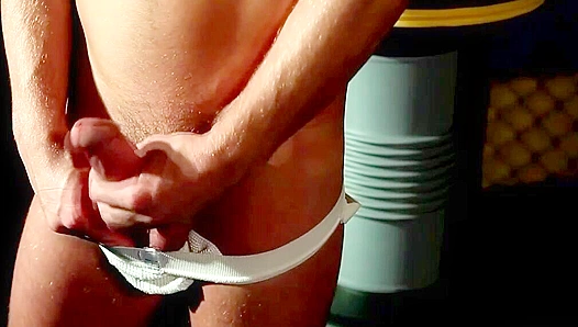 Justin Owen Milking His Thick Cock Till Hot Loads Splash Out – NextDoorHunk 18+