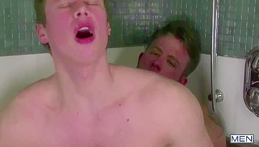 Ride Me Hard: Aaron Bruiser Jake Henriksons DP Fury – Gay Porn Action