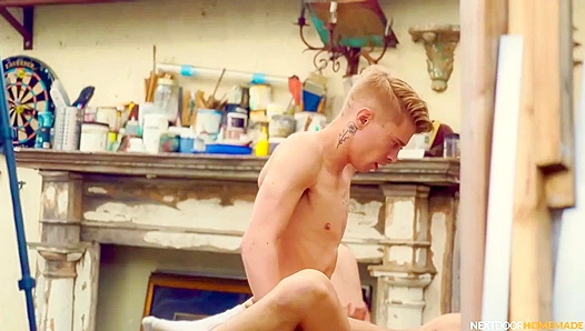 Harley Claims Tyler Wus Tight Ass Next Door – Steamy Gay Anal Action 18+