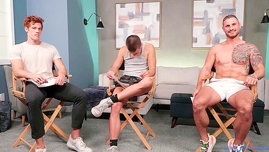 Blain OConnor, Chris White Evan Knoxx Heat Up in Hot Triple Play – Stag Collective