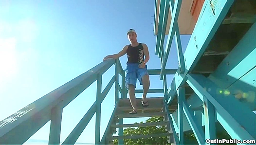 Steamy Tryst in the Sunlight: Lifeguard Rides Seth Haus Hard – Angels Peak GayPornHub 18+