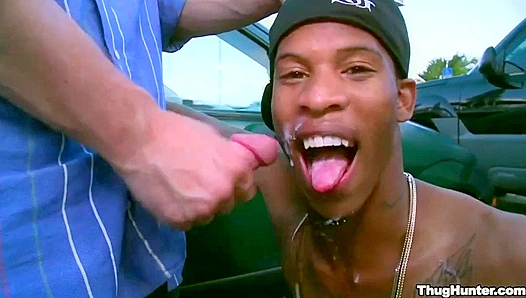 Ricardo the Sexy Thug Takes Hard White Cock Like Wild – Steamy Ride