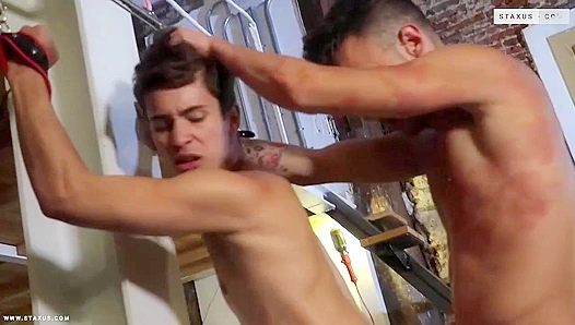 Angel Lopez Gets Dominated Hard by Izan Loren – Steamy Break-In Scene – 18+