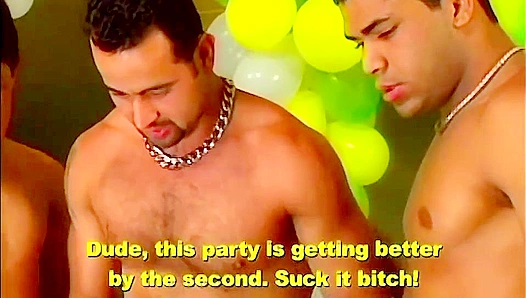 Lucas Leals Dominant Ride in a Steaming Subbed Threesome – Plus Horny Twink Action