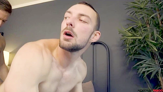 Stepbrother Threesome Madness: Johnny, B, David Skylar Collide – NextDoorHeat
