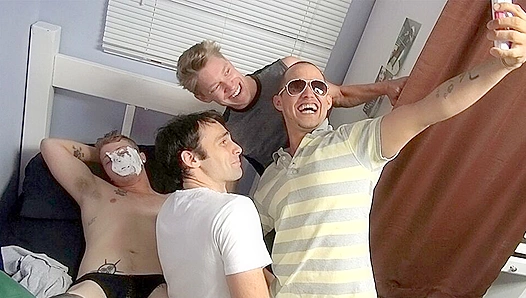 Double Trouble: Derek Matt Ride One Horny Jocks Big Cock – DickDorm 18+