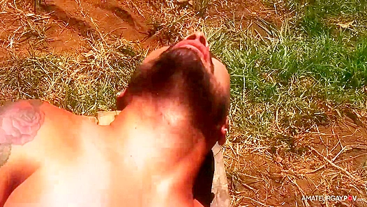 Sun-Kissed Sore: Romeo Davis Takes Hard Outdoor Ass Poundin – AmateurGayPOV