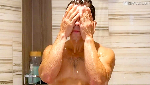 Steamy Shower Heat: Cazden Zander Gets Hard Under Hot Water – NaughtyMatures 18+